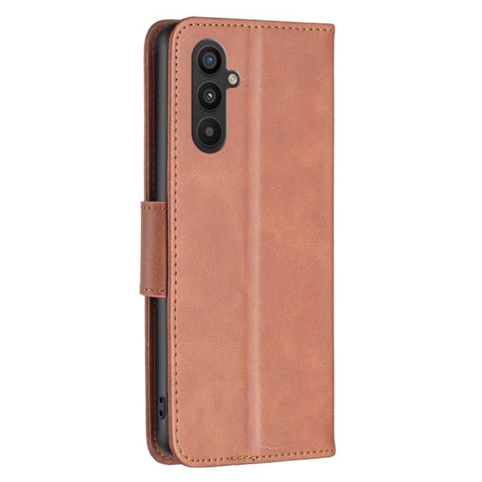 Bild 6,  Samsung Galaxy A34 5G Fodral Solid Shark Läder Brun - Teknikhallen.se