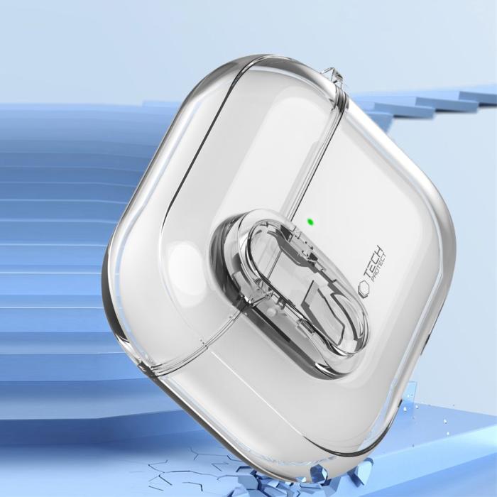 Bild 6, Tech-Protect Tech-Protect AirPods 4 Skal Slim Hook Transparent - Teknikhallen.se