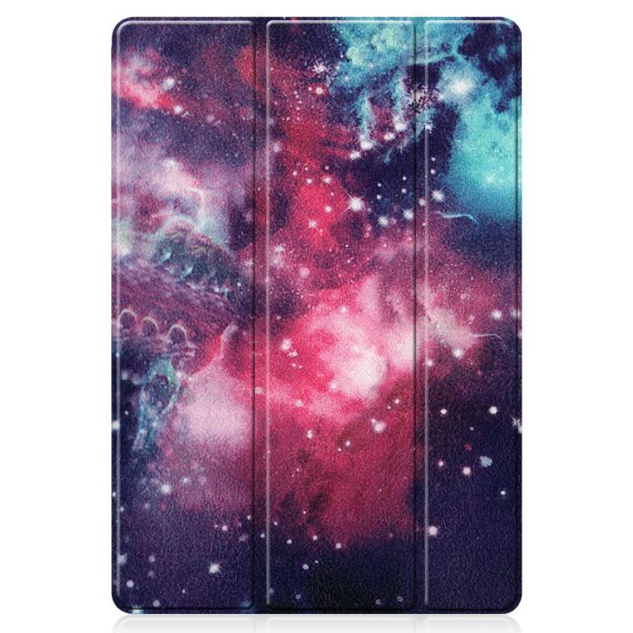 Bild 5,  Samsung Galaxy Tab S7 Plus / Tab S8 Plus Fodral Tri-Fold Pennhållare - Teknikhallen.se