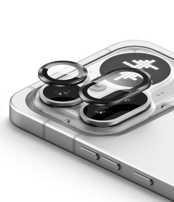 Bild 3, Ringke Ringke Nothing Phone 4a Pro 2-PACK Linssydd Svart - Teknikhallen.se