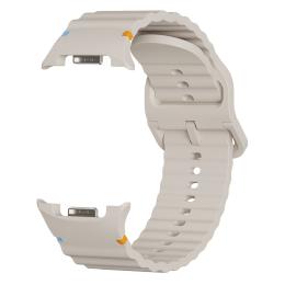 KALEBOL KALEBOL Galaxy Watch 8 46/44/40 mm Armband Wave Beige - Teknikhallen.se
