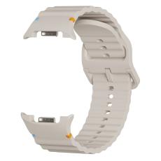 KALEBOL KALEBOL Galaxy Watch 8 46/44/40 mm Armband Wave Beige - Teknikhallen.se