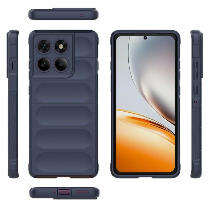 Bild 3,  Motorola Edge 60 Pro Skal Magic Shield Blå - Teknikhallen.se