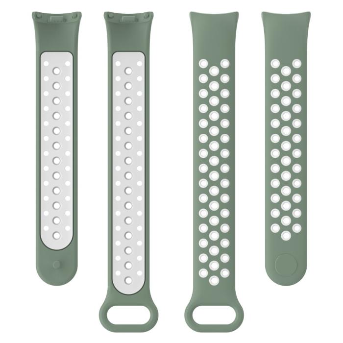 Bild 5,  Xiaomi Smart Band 10/9/8 Träningsarmband Dual-Color Grön/Vit - Teknikhallen.se
