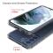  Samsung Galaxy S21 FE Skal Akryl/TPU Shockproof Transparent - Teknikhallen.se