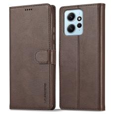 LC.IMEEKE LC.IMEEKE Xiaomi Redmi Note 12 4G Fodral L&auml;der Brun - Teknikhallen.se