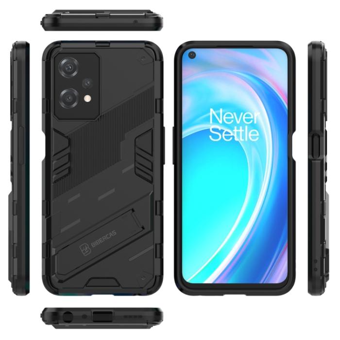Bild 2,  OnePlus Nord CE 2 Lite 5G Skal Hybrid Armor Kickstand Svart - Teknikhallen.se
