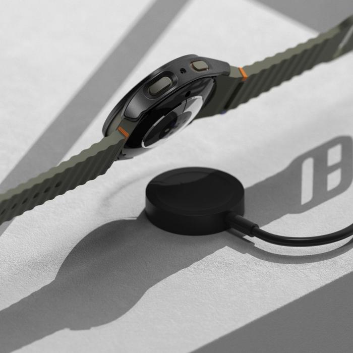 Bild 5, Ringke Ringke Galaxy Watch 7 44 mm Skal/Skärmskydd Slim Titanium Svart - Teknikhallen.se