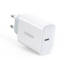 UGREEN Ugreen 30W USB-C QC PD Snabbladdare V&auml;ggladdare Vit - Teknikhallen.se