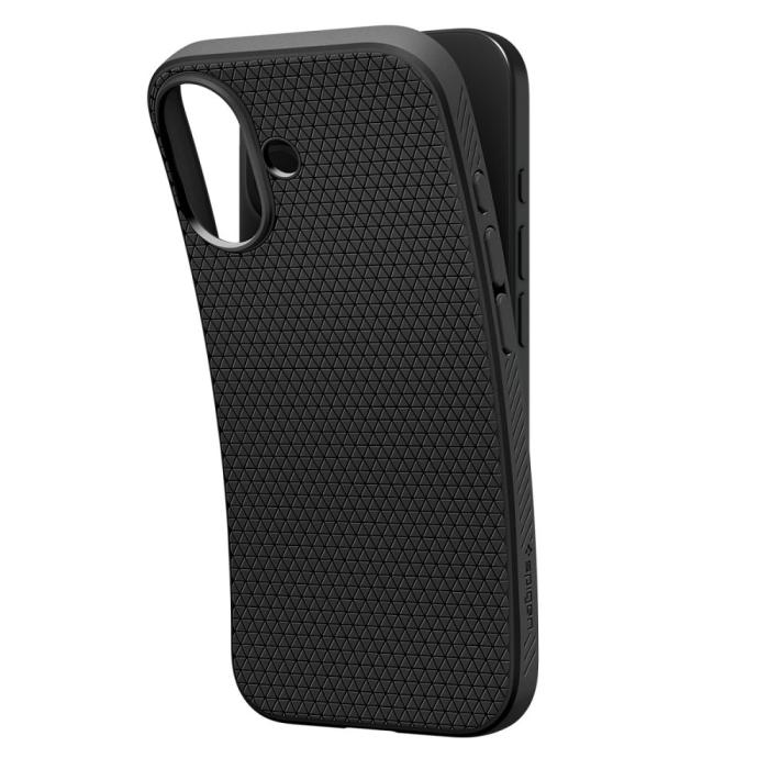Bild 6, Spigen Spigen iPhone 17 Skal Liquid Air Matt Svart - Teknikhallen.se