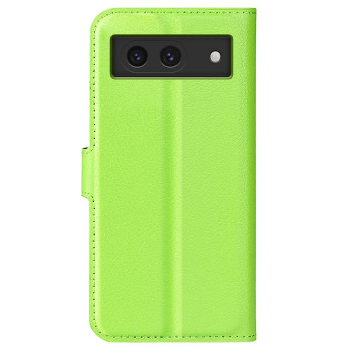 Bild 6,  Google Pixel 8A Litchi Läder Fodral Grön - Teknikhallen.se