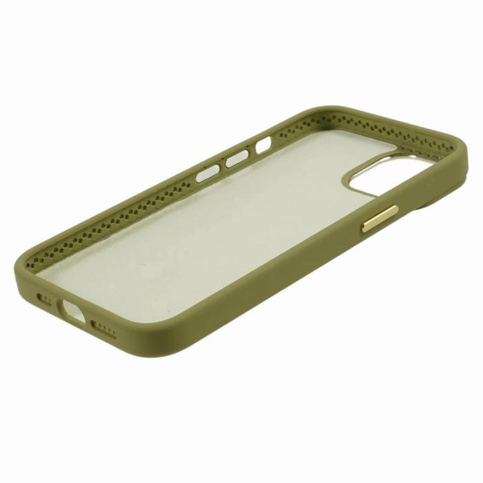 Bild 6,  iPhone 15 Plus Skal Liquid Silikon AluLens Böngrön - Teknikhallen.se