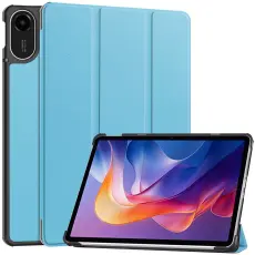  Xiaomi Redmi Pad 2 Fodral Tri-Fold Bl&aring; - Teknikhallen.se