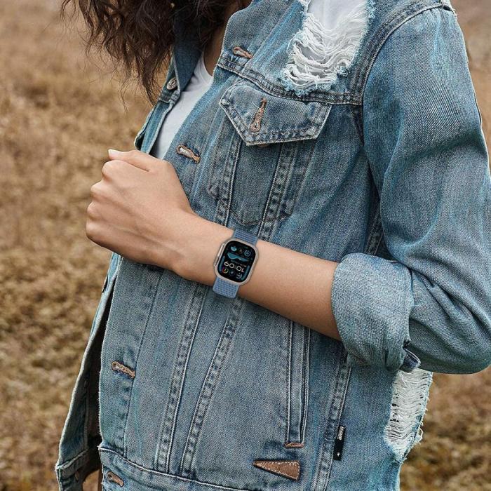 Bild 2, Tech-Protect Tech-Protect Apple Watch 42/44/45/46/49mm Armband Nylon - Teknikhallen.se