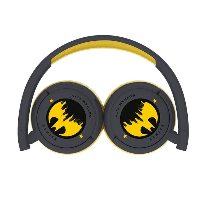 Bild 4, OTL Batman Hörlur För Barn On-Ear Trådlös Bluetooth - Teknikhallen.se
