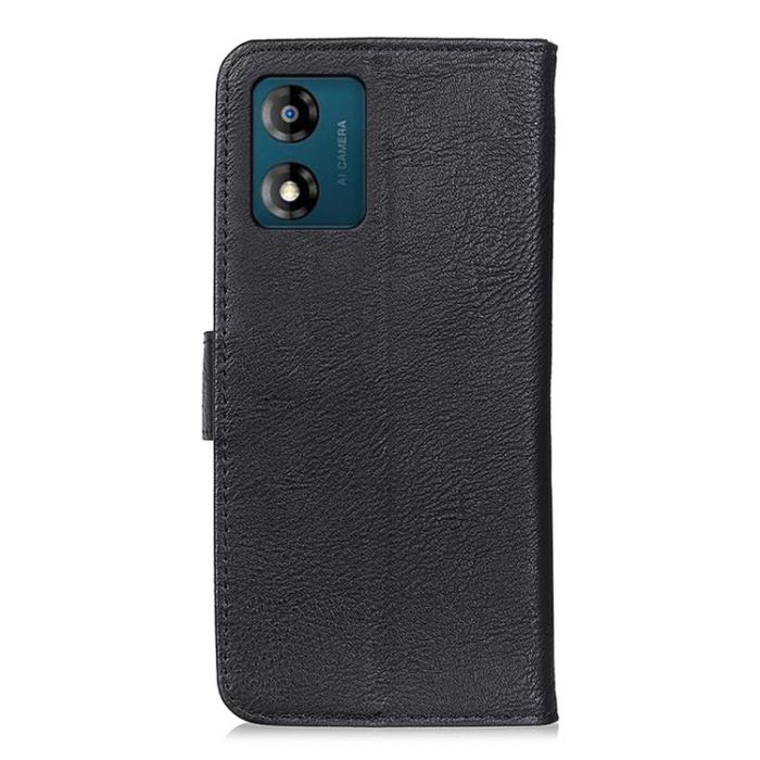 Bild 3, KHAZNEH KHAZNEH Motorola Moto E13 Fodral Läder Svart - Teknikhallen.se