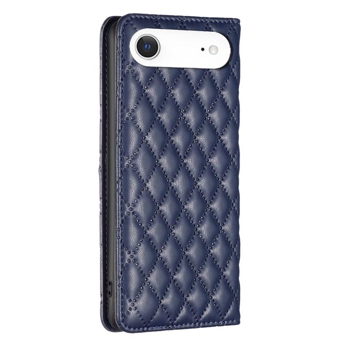 Bild 3, BINFEN BINFEN iPhone Air Fodral Diamond Flip Läder Blå - Teknikhallen.se