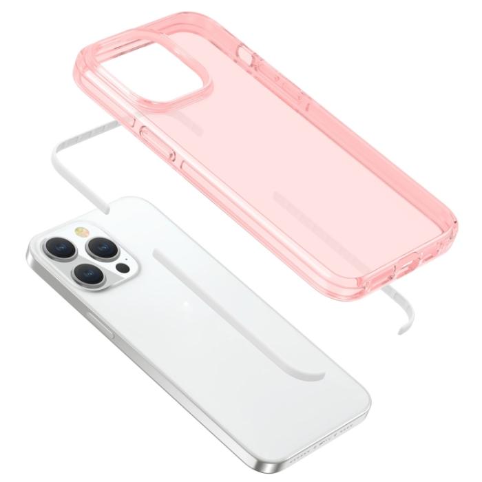 Bild 5,  iPhone 15 Pro Skal Hybrid Dual-Color Rosa - Teknikhallen.se