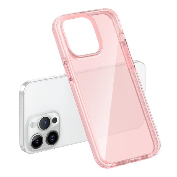 Bild 6,  iPhone 15 Pro Skal Hybrid Dual-Color Rosa - Teknikhallen.se