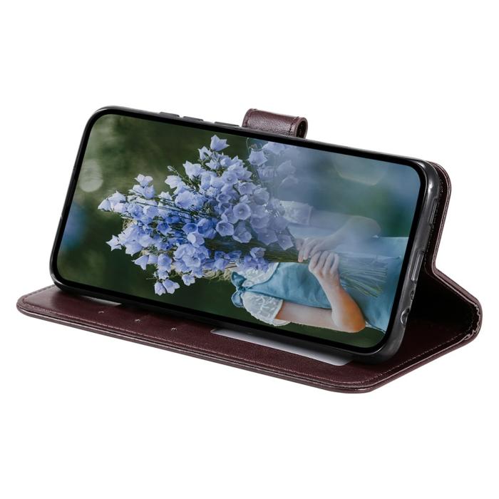 Bild 2,  Xiaomi 12T / 12T Pro Fodral Mandala Läder Brun - Teknikhallen.se
