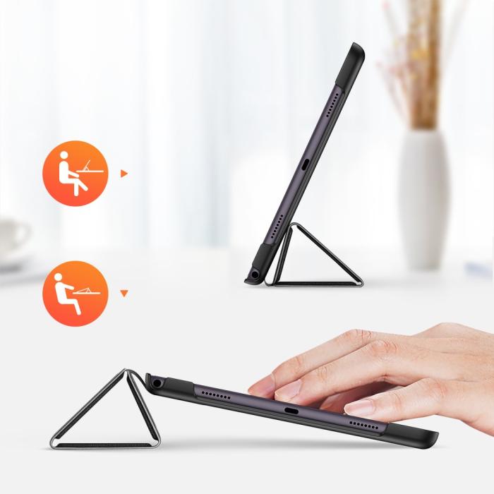 Bild 3, DUX DUCIS DUX DUCIS Samsung Galaxy Tab A7 10.4 Fodral Tri-Fold Svart - Teknikhallen.se