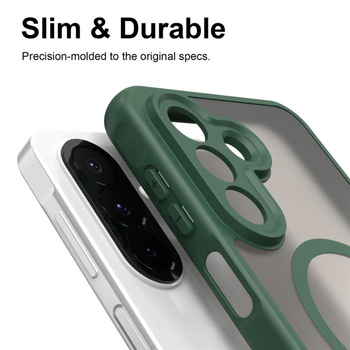 Bild 5,  Samsung Galaxy A27 5G Skal TPU Magsafe Matt Grön - Teknikhallen.se