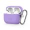 Tech-Protect Tech-Protect AirPods Pro 1/2 Skal Silikon Hook Lavender - Teknikhallen.se