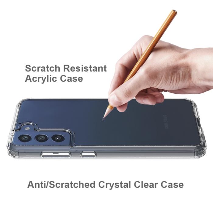 Bild 6,  Samsung Galaxy S21 FE Skal Akryl/TPU Shockproof Transparent - Teknikhallen.se