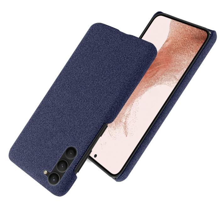 Bild 2, KSQ KSQ Samsung Galaxy S23 Plus Skal Tygbelagt Blå - Teknikhallen.se