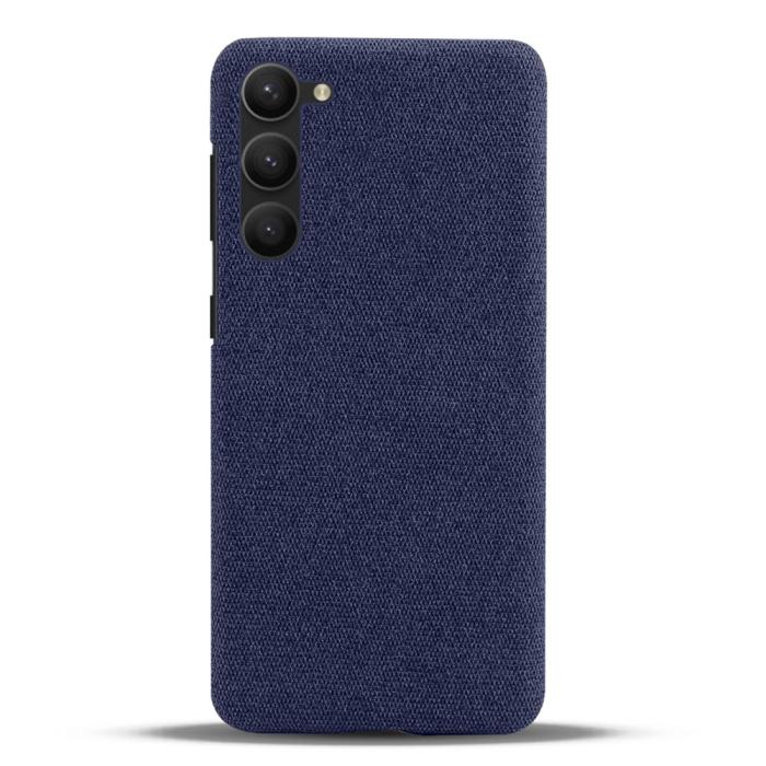 Bild 3, KSQ KSQ Samsung Galaxy S23 Plus Skal Tygbelagt Blå - Teknikhallen.se