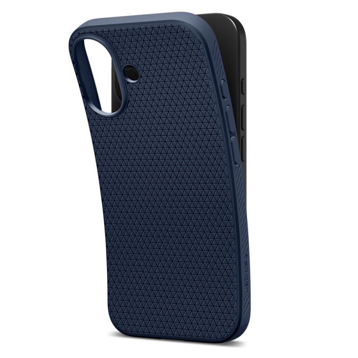 Bild 6, Spigen Spigen iPhone 17 Skal Liquid Air Navy Blue - Teknikhallen.se