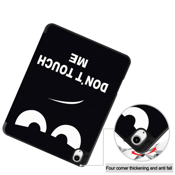 Bild 6,  iPad Air 13 2026-2024 Tri-Fold Fodral Pennhållare Dont Touch Me - Teknikhallen.se