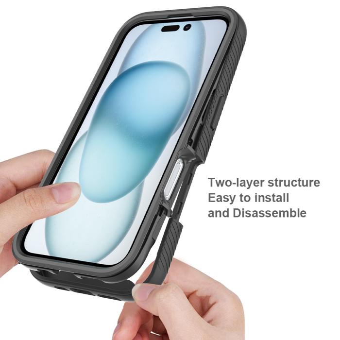 Bild 2,  iPhone 16 Skal 360 Hybrid Defense Svart - Teknikhallen.se