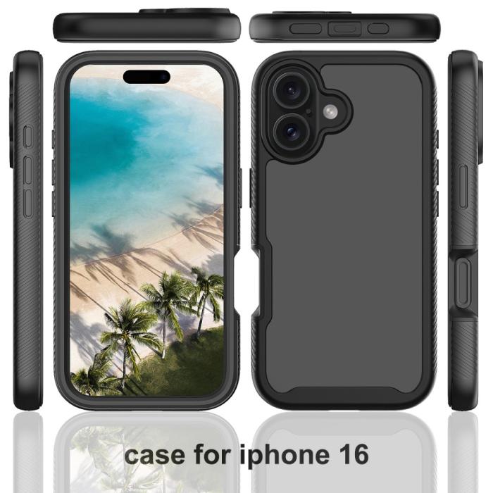 Bild 5,  iPhone 16 Skal 360 Hybrid Defense Svart - Teknikhallen.se