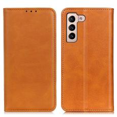  Samsung Galaxy S22 Plus Fodral Flip Split L&auml;der Brun - Teknikhallen.se