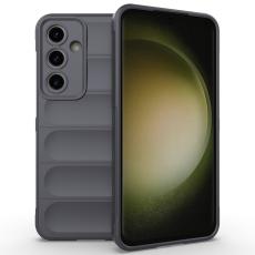  Samsung Galaxy S24 FE Skal Magic Shield M&ouml;rk Gr&aring; - Teknikhallen.se