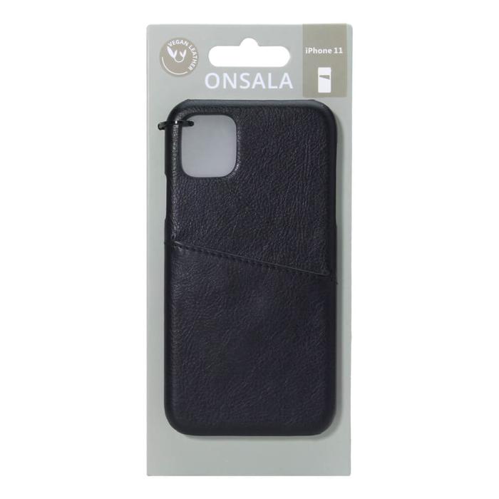 Bild 2, Onsala ONSALA iPhone 11 Skal Kortfack Svart - Teknikhallen.se