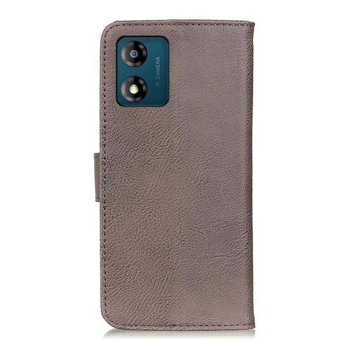 Bild 3, KHAZNEH KHAZNEH Motorola Moto E13 Fodral Läder Khaki - Teknikhallen.se
