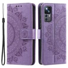  Xiaomi 12T / 12T Pro Fodral Mandala L&auml;der Lila - Teknikhallen.se