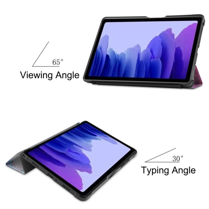 Bild 3,  Samsung Galaxy Tab A7 10.4 Fodral Tri-Fold Cosmic Space - Teknikhallen.se