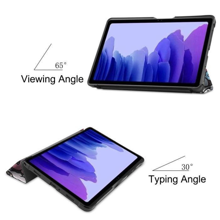 Bild 3,  Samsung Galaxy Tab A7 10.4 Fodral Tri-Fold Graffiti - Teknikhallen.se