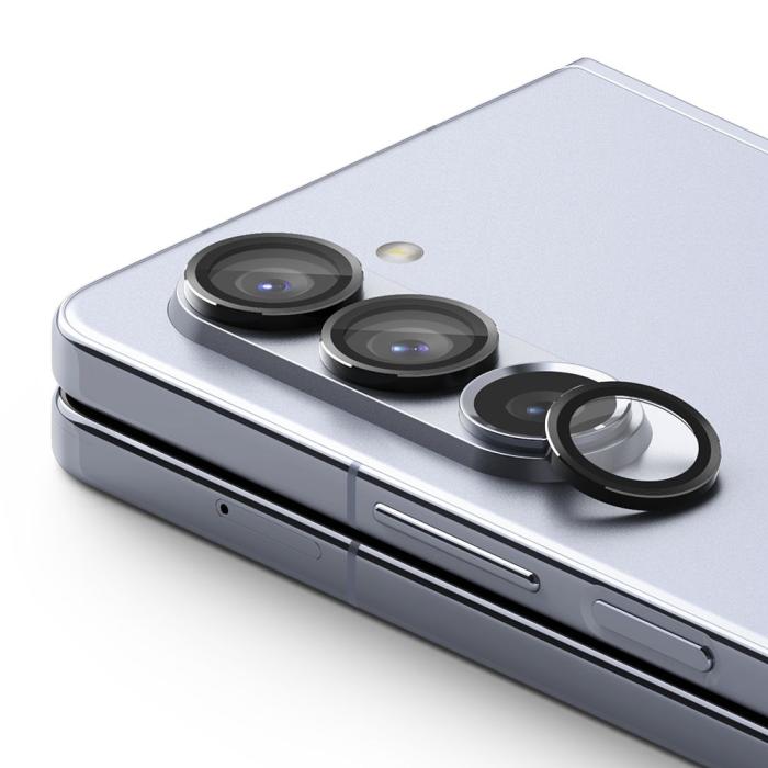 Bild 2, Ringke Ringke Samsung Galaxy Z Fold 5 Linsskydd Härdat Glas Svart - Teknikhallen.se