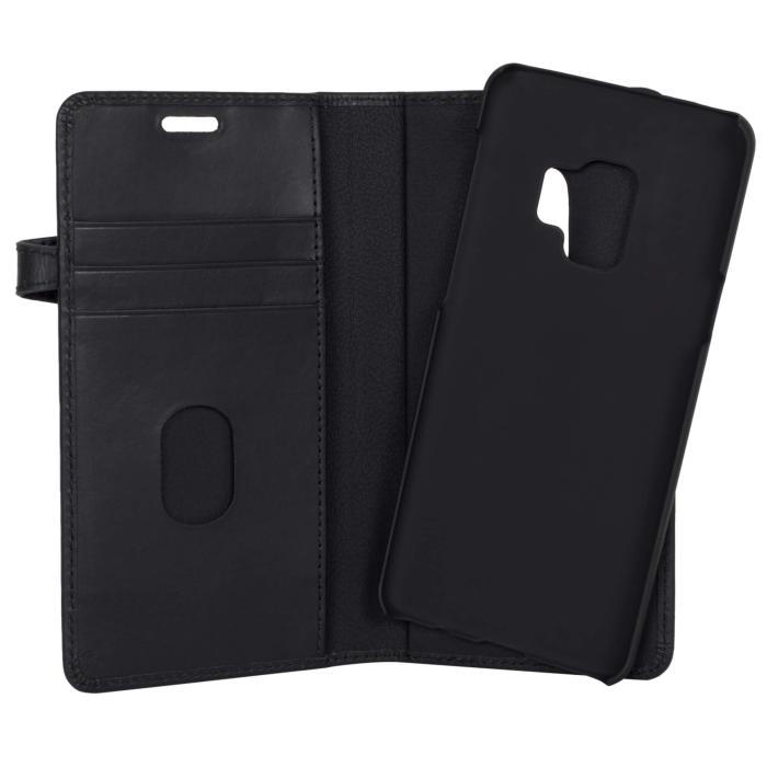 Bild 5, Buffalo Buffalo Samsung Galaxy S9 Fodral 2in1 Äkta Läder Svart - Teknikhallen.se