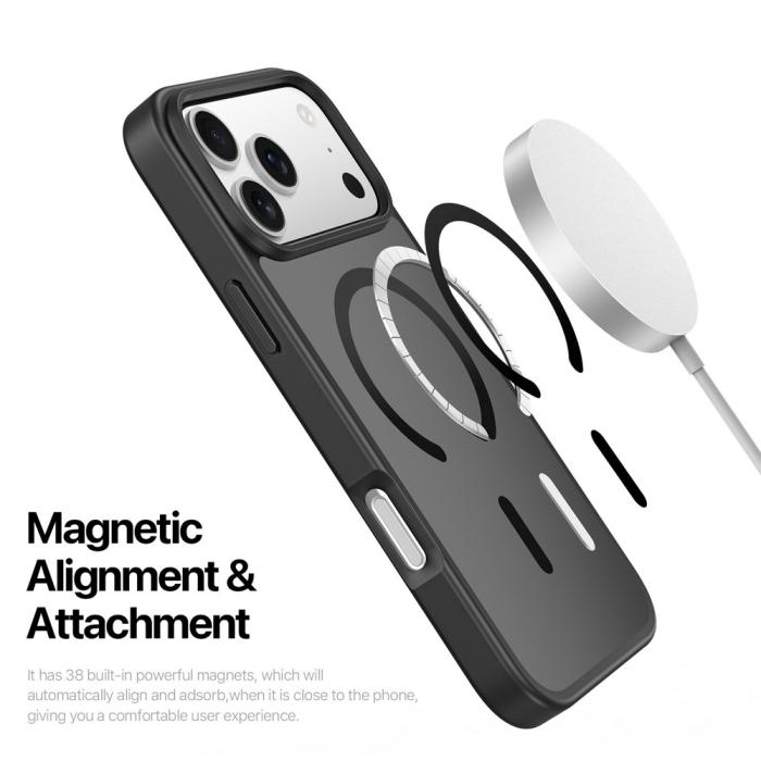 Bild 5, DUX DUCIS DUX DUCIS iPhone 17 Pro Max Skal MagSafe Yind Series Svart - Teknikhallen.se