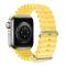 DUX DUCIS DUX DUCIS Apple Watch 38/40/41 mm Armband Wave Design Gul - Teknikhallen.se