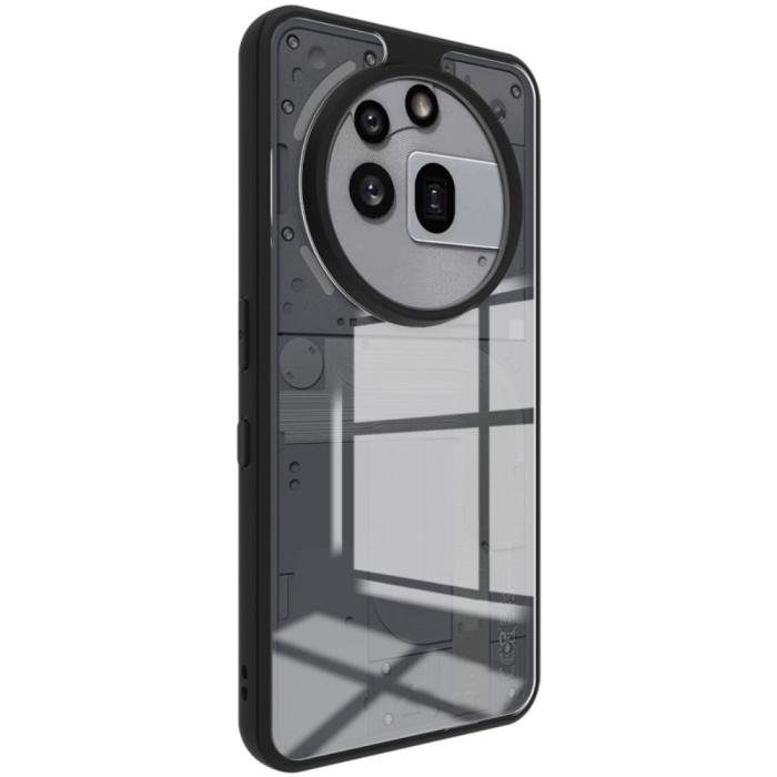 Bild 3, IMAK IMAK Nothing Phone 3a Pro Skal Hybrid Transparent/Svart - Teknikhallen.se