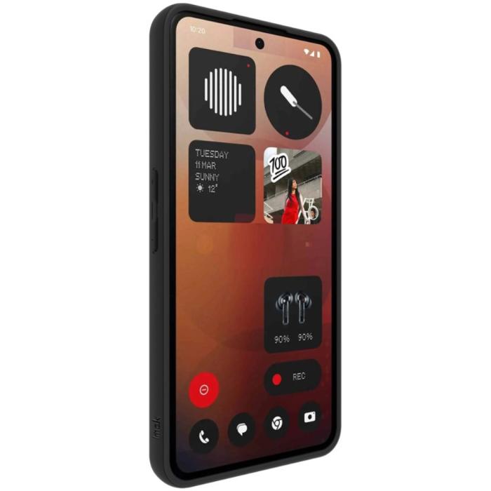 Bild 4, IMAK IMAK Nothing Phone 3a Pro Skal Hybrid Transparent/Svart - Teknikhallen.se