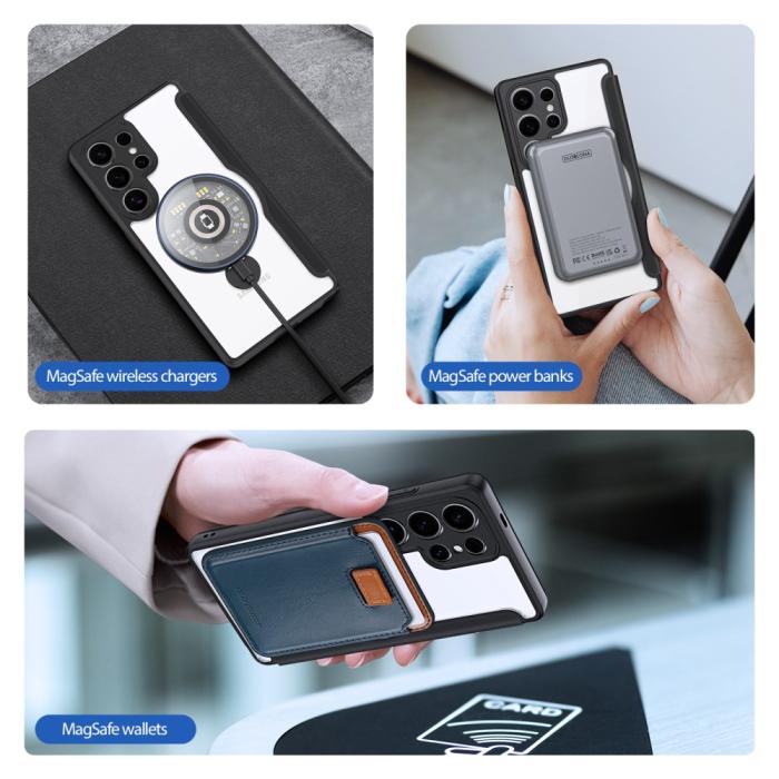 Bild 4, DUX DUCIS DUX DUCIS Galaxy S25 Ultra Fodral MagSafe Skin X Pro Svart - Teknikhallen.se