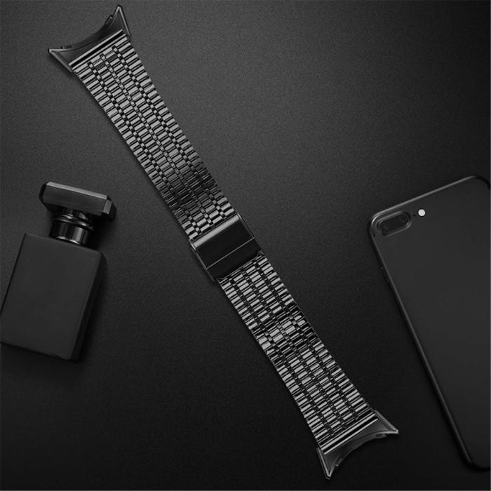 Bild 4,  Google Pixel Watch / Watch 2 Metallarmband Svart - Teknikhallen.se