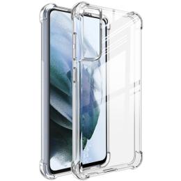 IMAK IMAK Samsung Galaxy S21 FE Skal Shockproof TPU + Skärmskydd Transparent - Teknikhallen.se